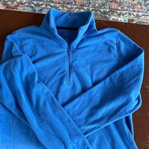 Gap three quarter zip lightweight fleece